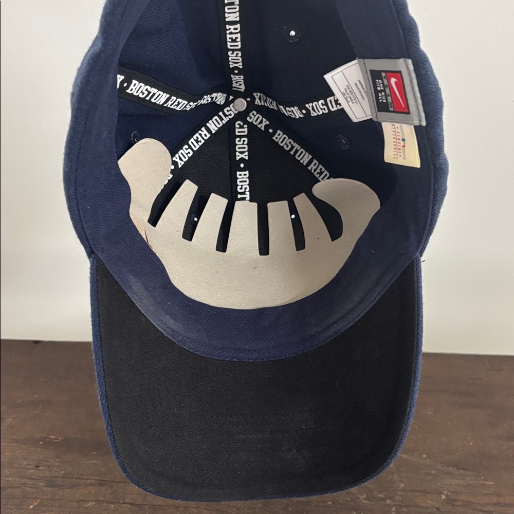 NEW Nike Boston Red Sox MLB Heritage 86 Heritage Adjustable Hat - Navy Blue - Picture 5 of 7
